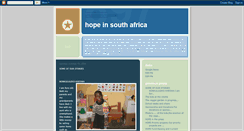 Desktop Screenshot of hopeinsouthafrica.blogspot.com