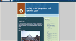 Desktop Screenshot of abbeyroad-stlaurent.blogspot.com