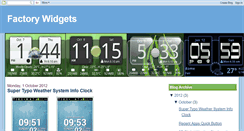 Desktop Screenshot of fatorywidgets.blogspot.com