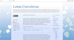 Desktop Screenshot of letrasconvulsivas.blogspot.com