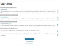 Tablet Screenshot of codys-place.blogspot.com