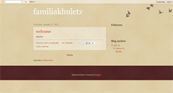 Desktop Screenshot of familiakhuletz.blogspot.com