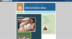 Desktop Screenshot of bbwandmaturebabes.blogspot.com