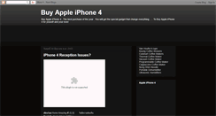 Desktop Screenshot of buyappleiphone4.blogspot.com