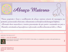 Tablet Screenshot of abracomaterno.blogspot.com