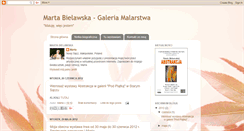 Desktop Screenshot of martabielawska.blogspot.com