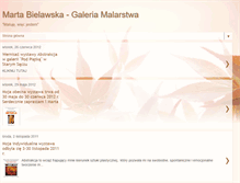 Tablet Screenshot of martabielawska.blogspot.com