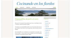 Desktop Screenshot of cocinandoenlosfiordos.blogspot.com