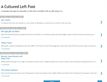 Tablet Screenshot of aculturedleftfoot.blogspot.com