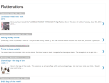 Tablet Screenshot of flutterations.blogspot.com