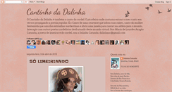 Desktop Screenshot of cantinhodadalinha.blogspot.com