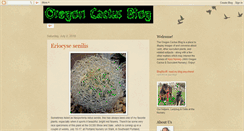 Desktop Screenshot of oregoncactus.blogspot.com