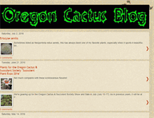 Tablet Screenshot of oregoncactus.blogspot.com