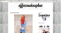 Desktop Screenshot of effiesmakeupbox.blogspot.com