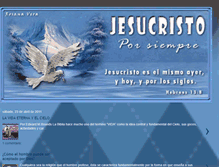 Tablet Screenshot of jesucristoporsiempre.blogspot.com