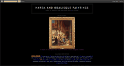 Desktop Screenshot of harem-odalisque.blogspot.com