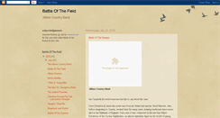 Desktop Screenshot of albioncountrybandbattleofthefield.blogspot.com