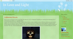 Desktop Screenshot of ioveandlight.blogspot.com