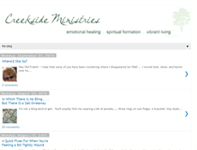 Tablet Screenshot of creeksideministries.blogspot.com