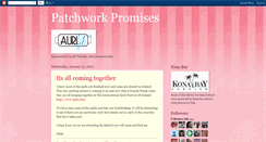 Desktop Screenshot of patchwork-promises.blogspot.com