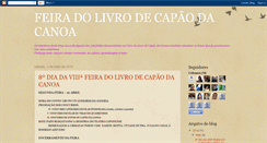 Desktop Screenshot of feiradolivrocapaodacanoa.blogspot.com