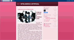 Desktop Screenshot of inteligenciaartificial03.blogspot.com