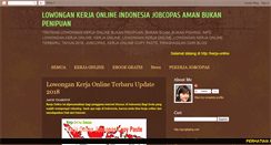 Desktop Screenshot of kerja-online-aman.blogspot.com