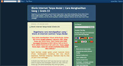 Desktop Screenshot of bisnis-internet-tanpa-modal.blogspot.com