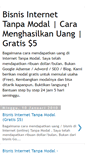 Mobile Screenshot of bisnis-internet-tanpa-modal.blogspot.com