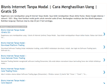 Tablet Screenshot of bisnis-internet-tanpa-modal.blogspot.com