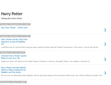 Tablet Screenshot of harry-potter-weblog.blogspot.com