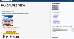 Desktop Screenshot of bangalore-view.blogspot.com