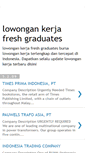 Mobile Screenshot of lowonganfreshgraduates.blogspot.com