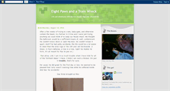 Desktop Screenshot of 8pawsandatrainwreck.blogspot.com