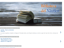 Tablet Screenshot of bibliotecadelnautico.blogspot.com