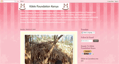 Desktop Screenshot of kilelefoundationkenyablogspotcom.blogspot.com