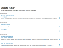 Tablet Screenshot of know-your-glucose-meter.blogspot.com