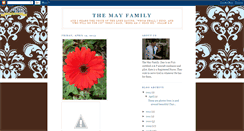 Desktop Screenshot of dmayfamily.blogspot.com