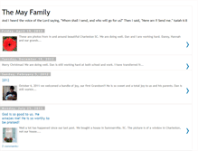 Tablet Screenshot of dmayfamily.blogspot.com