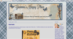 Desktop Screenshot of grammashappyplace.blogspot.com