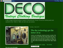 Tablet Screenshot of decovintageclothing.blogspot.com
