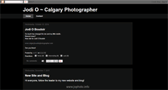Desktop Screenshot of jophotocalgary.blogspot.com