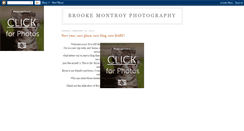Desktop Screenshot of brookemontroyphotography.blogspot.com