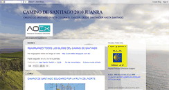 Desktop Screenshot of caminodesantiago2010-juanra.blogspot.com