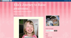 Desktop Screenshot of ellasjourneytoraiseawareness.blogspot.com