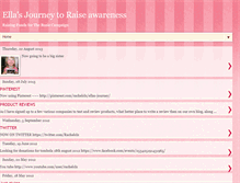 Tablet Screenshot of ellasjourneytoraiseawareness.blogspot.com