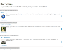 Tablet Screenshot of deeviations.blogspot.com