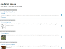 Tablet Screenshot of madamecocoa.blogspot.com