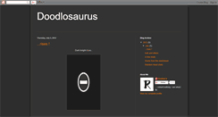 Desktop Screenshot of doodlosaurus.blogspot.com