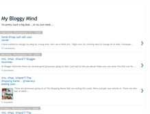 Tablet Screenshot of my-bloggy-mind.blogspot.com